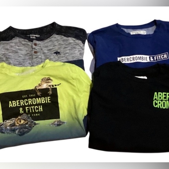 Abercrombie & Fitch Other - Abercrombie & Fitch Kids' Bundle Four Shirts Boys Graphic Henley 15-16 GUC
